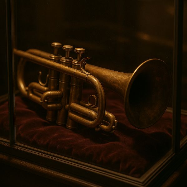 Golden-Trumpet-Display-British-Music-Experience-Liverpool-online-booking