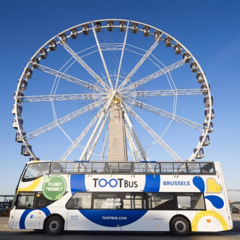Brussel Hop-on Hop-off Elektrische Bus Tour