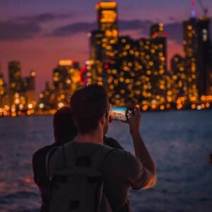 Lake Michigan and Chicago River 1.5-Hour Night Sightseeing Cruise