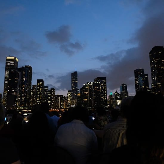 Lake Michigan and Chicago River 1.5-Hour Night Sightseeing Cruise