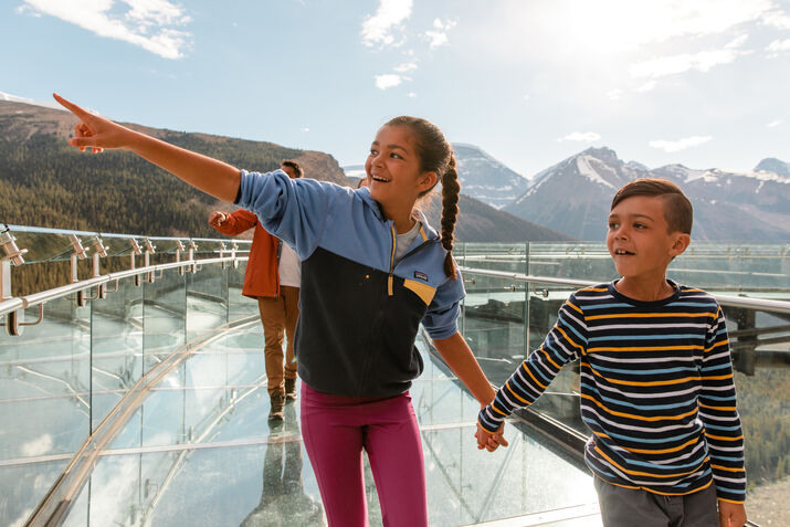 The Columbia Icefield Skywalk in Jasper National Park