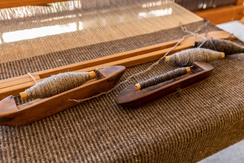 Wooden,Loom,To,Manufacture,Cotton,Carpets,In,Oaxaca,Mexico
