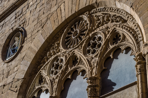Church,Orsanmichele,(kitchen,Garden,Of,St.,Michael).,Details,Of,Arcade