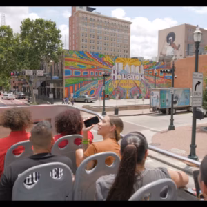Houston: Guided Double-Decker Bus Tour + Galveston Visit