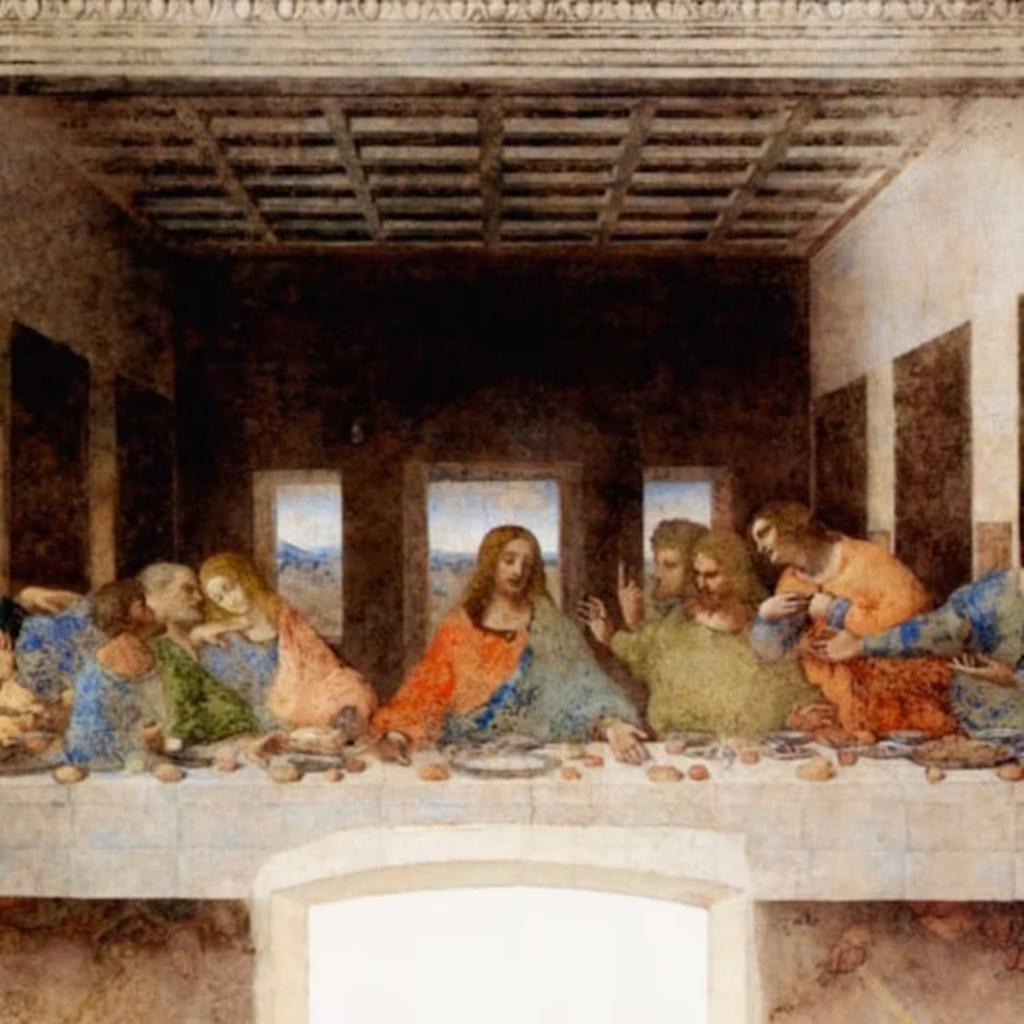 The last supper history