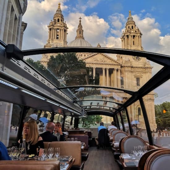 Bustronome London: pranzo di 4 portate durante un tour panoramico in autobus