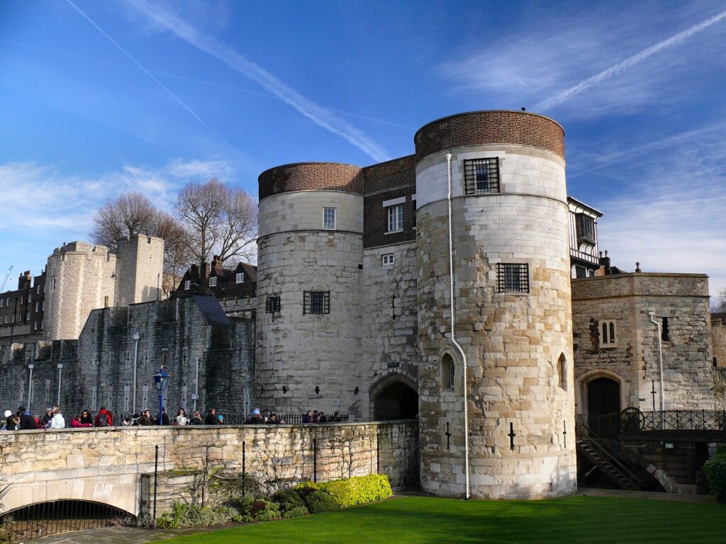 The main entrance to the Tower of London