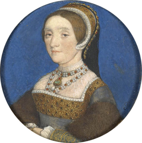 Miniatura di Holbein che si ritiene raffiguri Catherine Howard