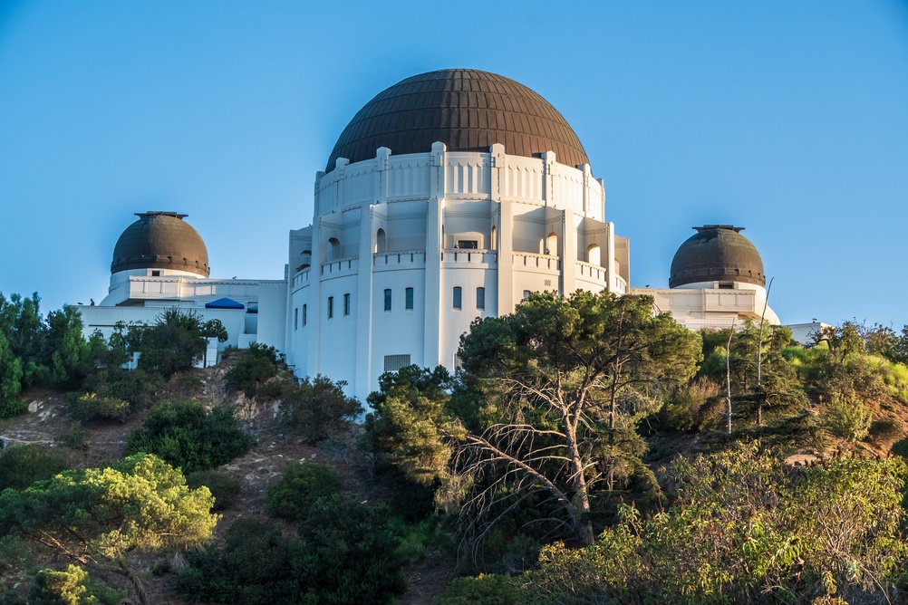 Sunset,View,Of,Los,Angeles,City,From,Griffith,Observatory,,Usa