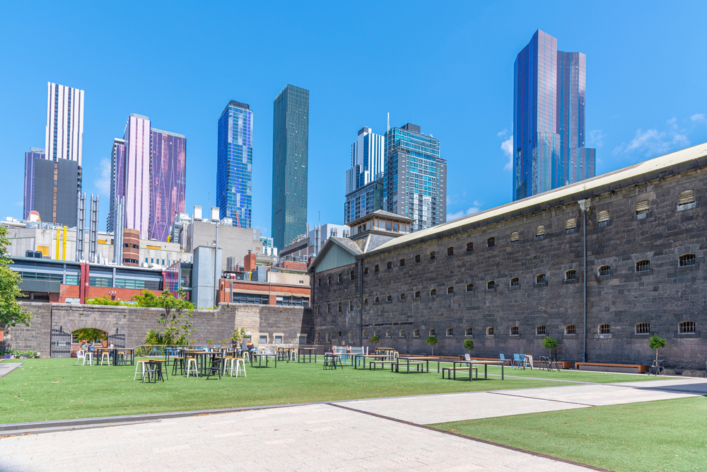 Courtyard,Of,Old,Melbourne,Gaol,,Australia