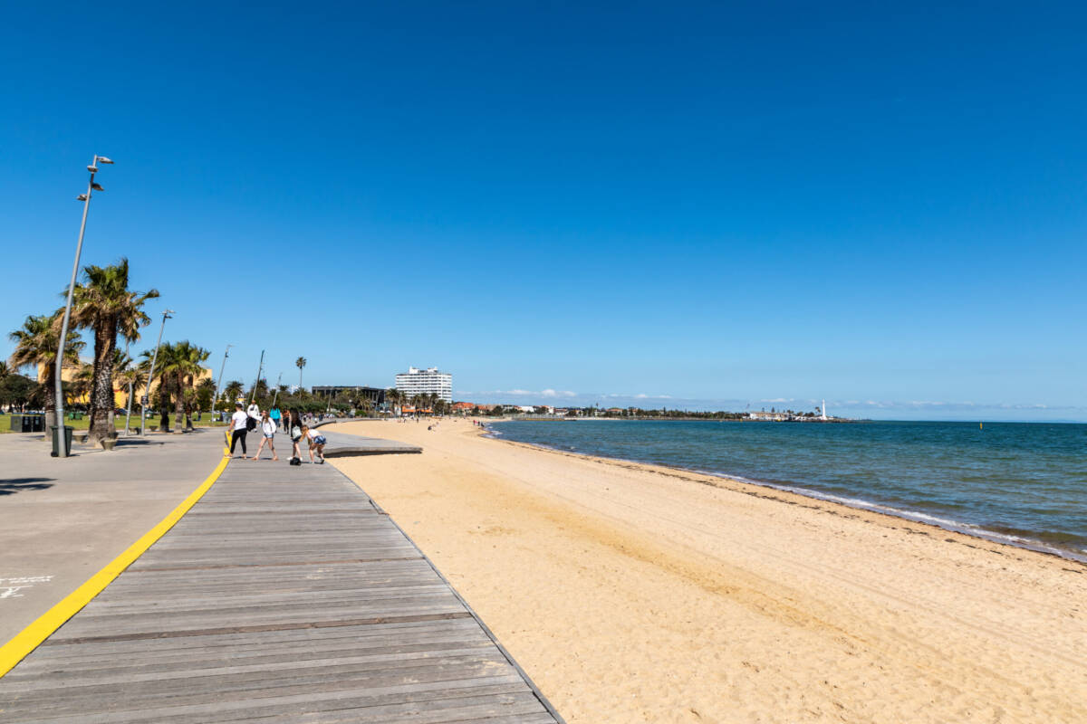 La plage de St Kilda, itinéraire de 2 j à Melbourne