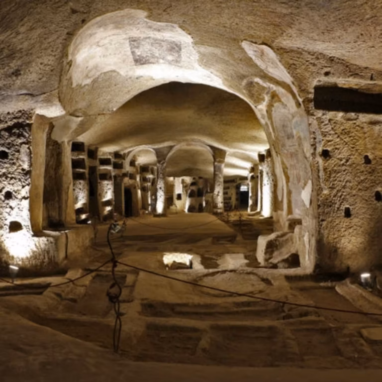 Guided tour of the catacombs of San Gennaro