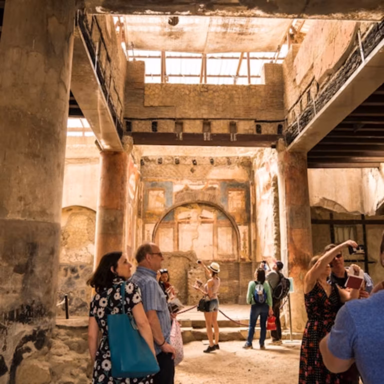 Herculaneum: Entrance Ticket + Guided Tour