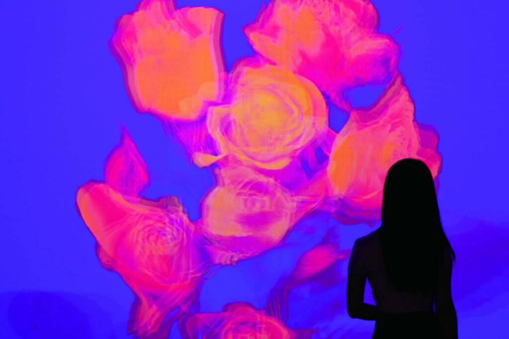 Immersive digital art room at Arte Museum New York