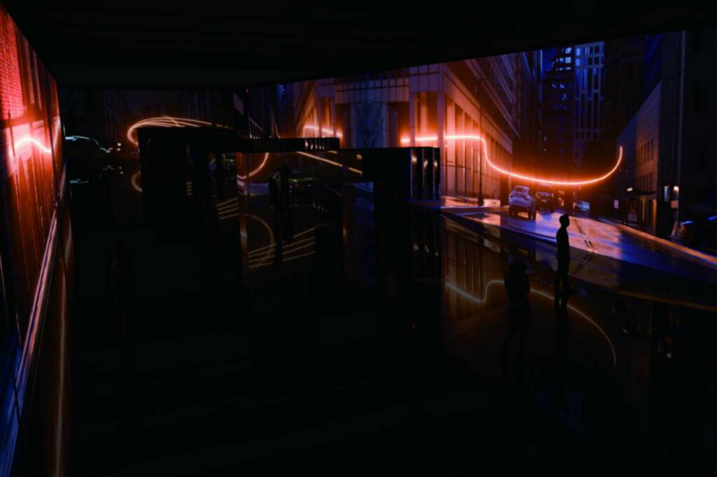 Immersive digital art room at Arte Museum New York