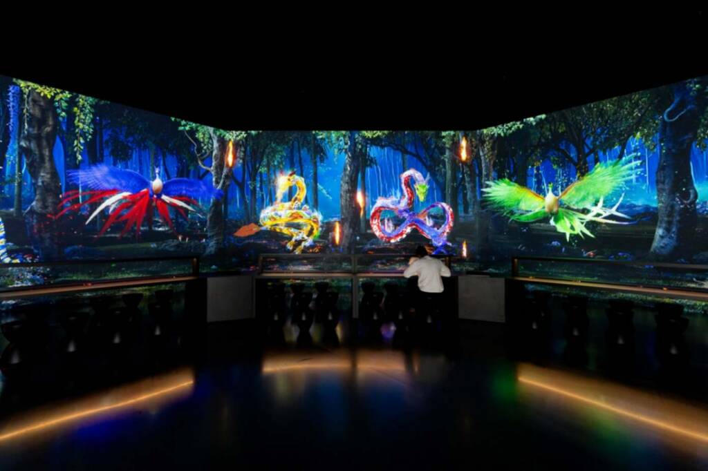 Live Sketchbook: Guardians interactive room at Arte Museum New York