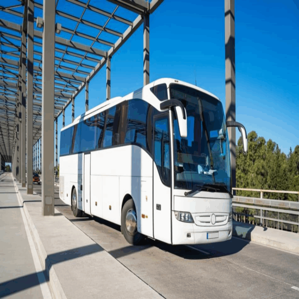 Illustration of a public bus
