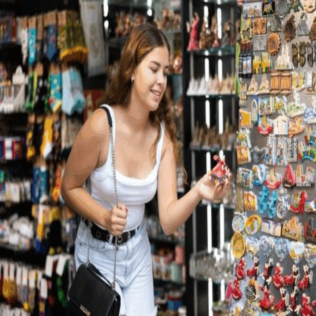 Illustration of a shop