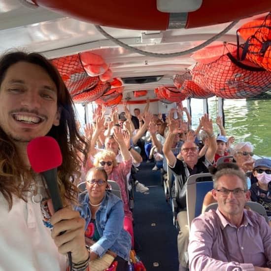 Ride on the Seine in an Amphibious Bus