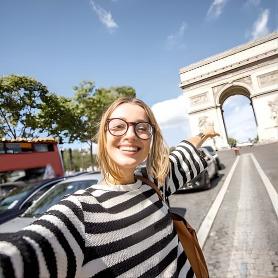 Arc de Triomphe and Seine River Cruise