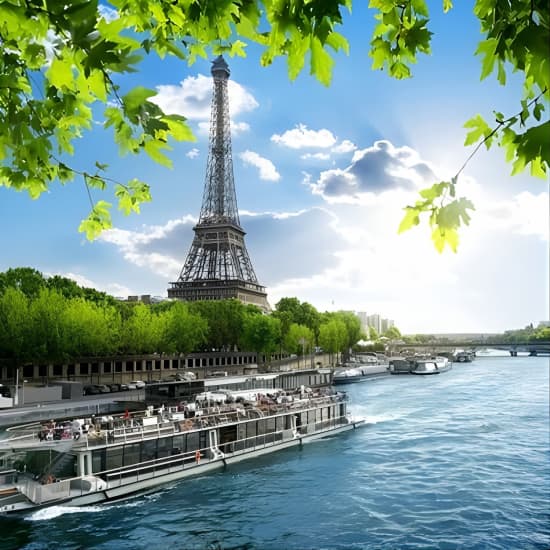 Arc de Triomphe and Seine River Cruise