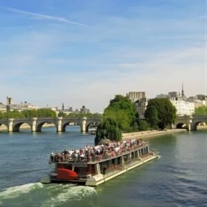 Arc de Triomphe and Seine River Cruise