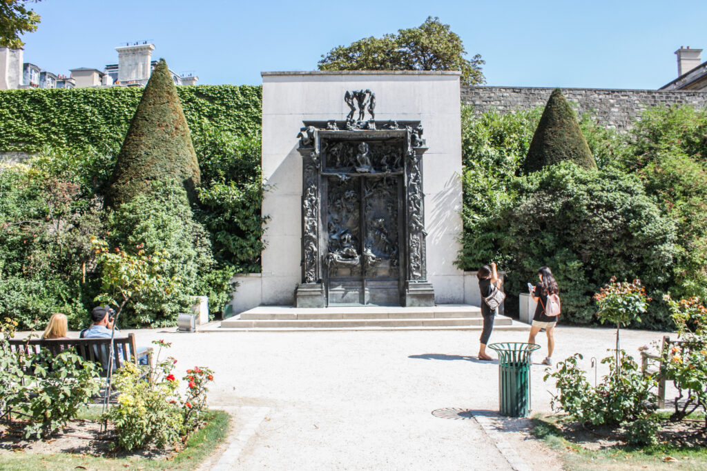 The Gates of Hell by Rodin in the garden of the Musée Rodin, Paris