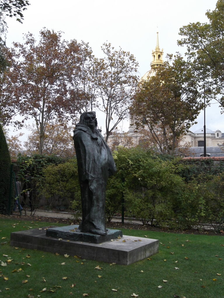 Rodin’s Monument to Balzac seen from the side