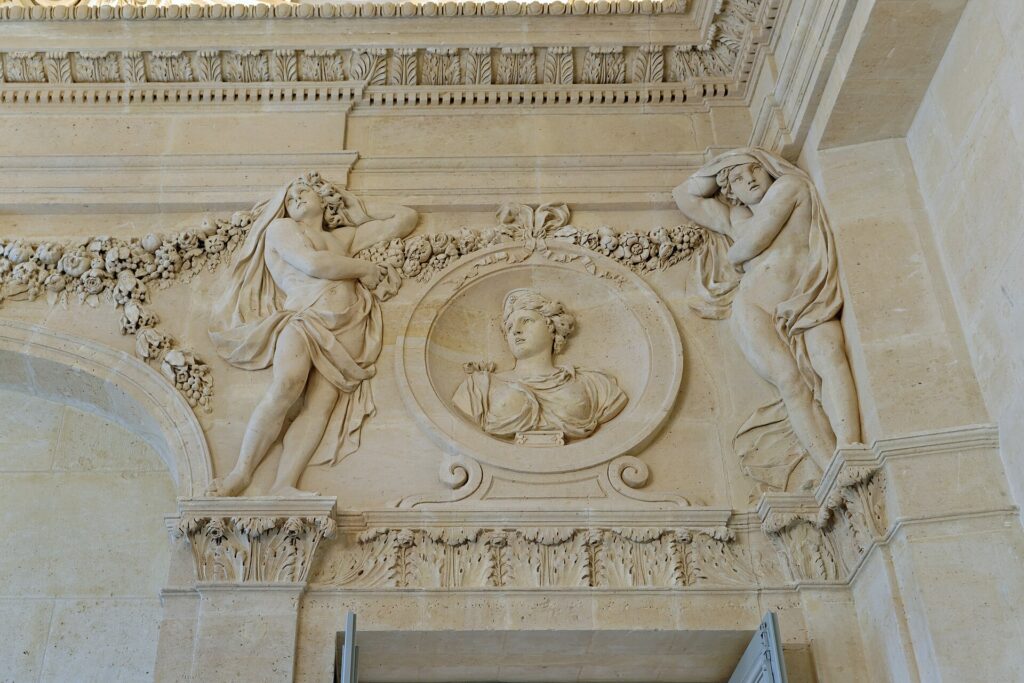 17th-century sculpted decoration at the Hôtel Salé