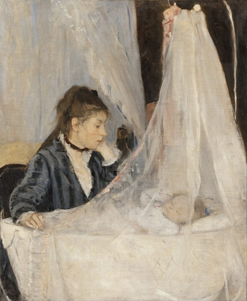 “La cuna”, de Berthe Morisot
