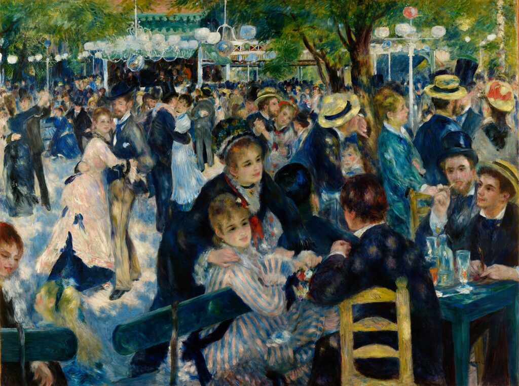 “El baile del Molino de la Galette”, de Auguste Renoir
