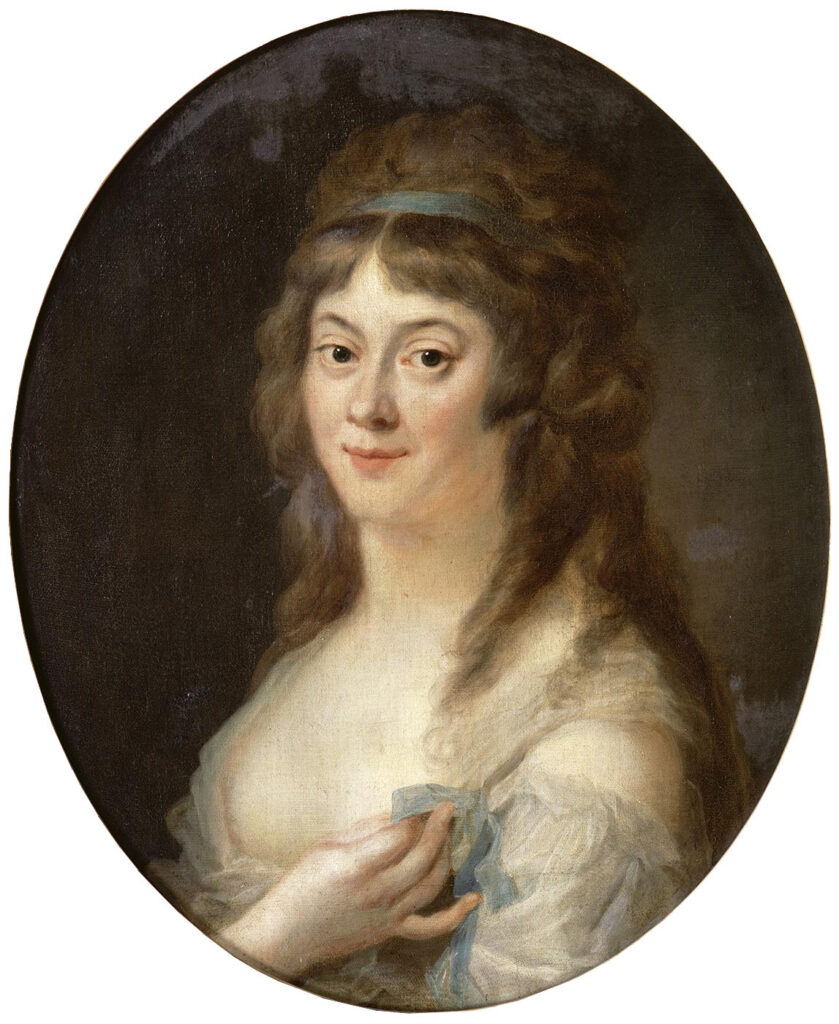 Portrait of Madame Roland by Johann Julius Heinsius