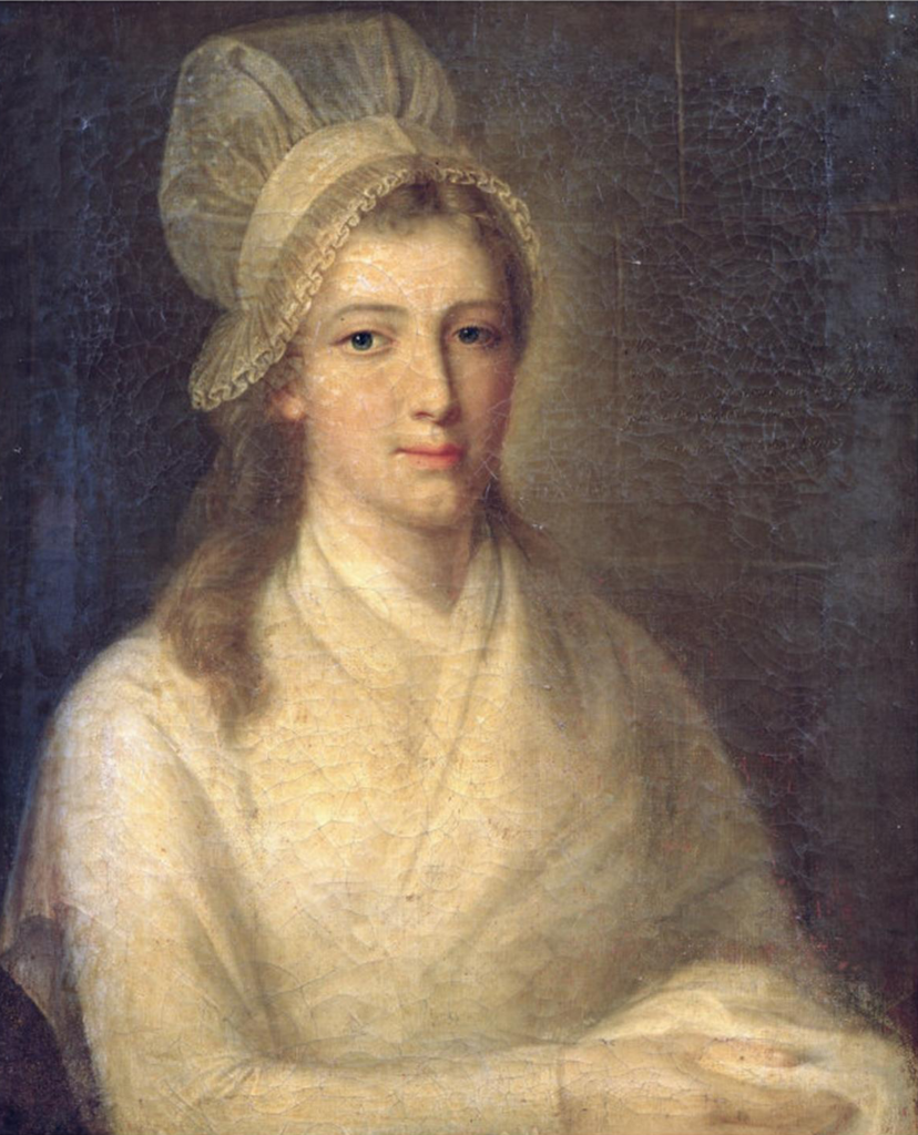 Portrait of Charlotte Corday by Jean-Jacques Hauer