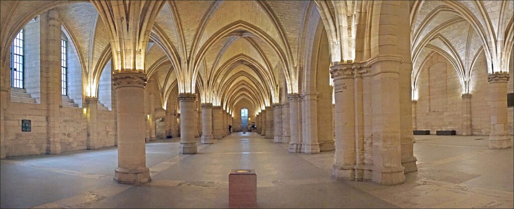 The Salle des Gens d’Armes in the Conciergerie