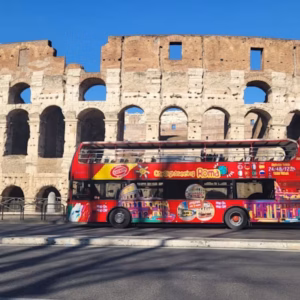 City Sightseeing Rome – Circuit en bus à toit ouvert avec montée et descente libres