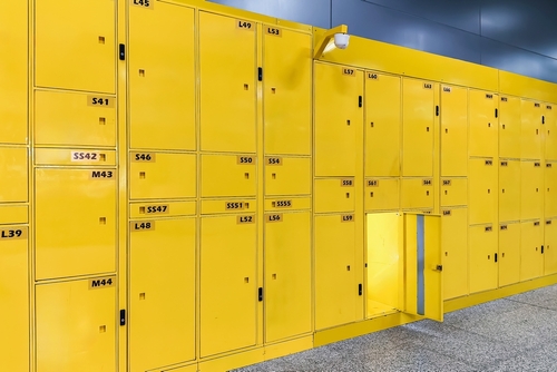 Lockers and storage at Cinecittà World