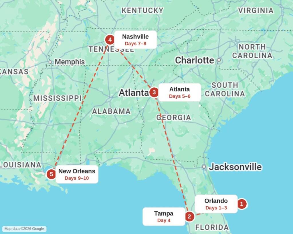southern-usa-route